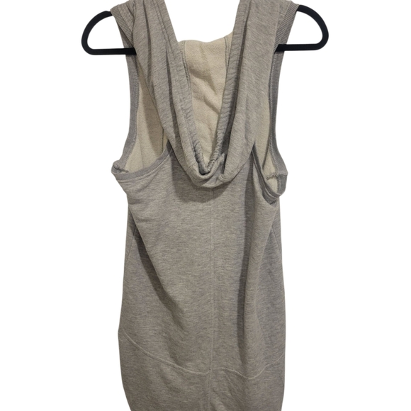 Gray Sleeveless Hoodie Dress - Picture 2 of 2